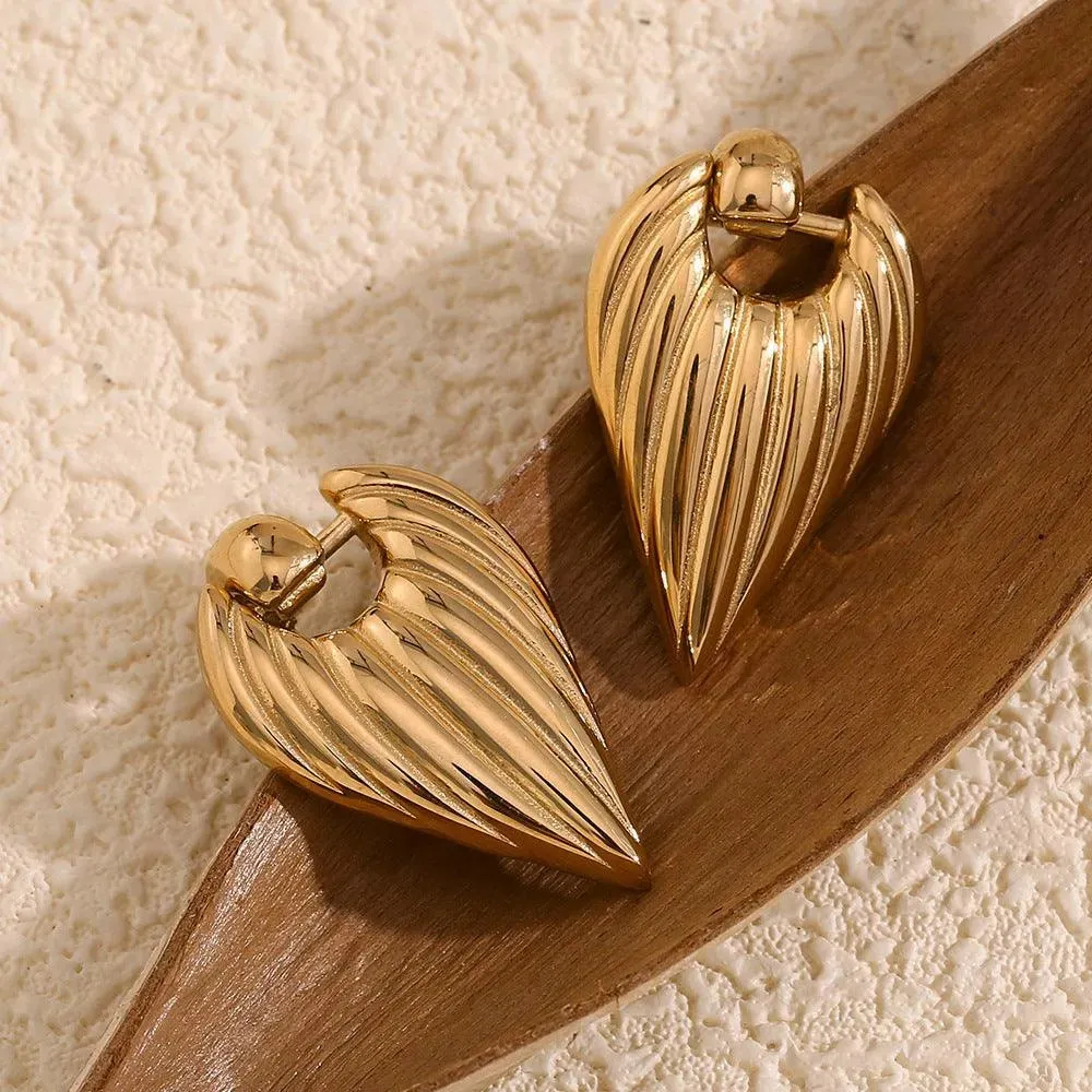 Winged Drop Earrings – Elegant Statement Earrings for Women