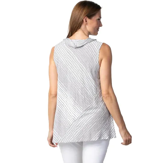 Women's Habitat | Summer Breeze Draped Neck Sleeveless Top | Gull