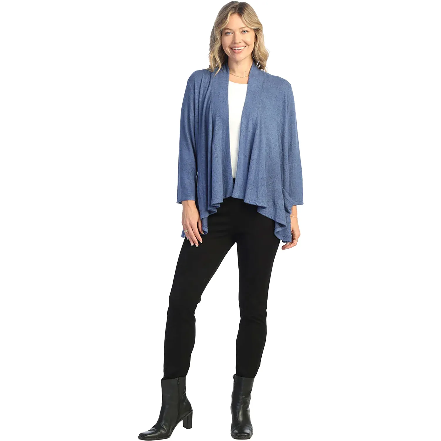 Women's Jess & Jane Draped Cardigan Cobalt Blue